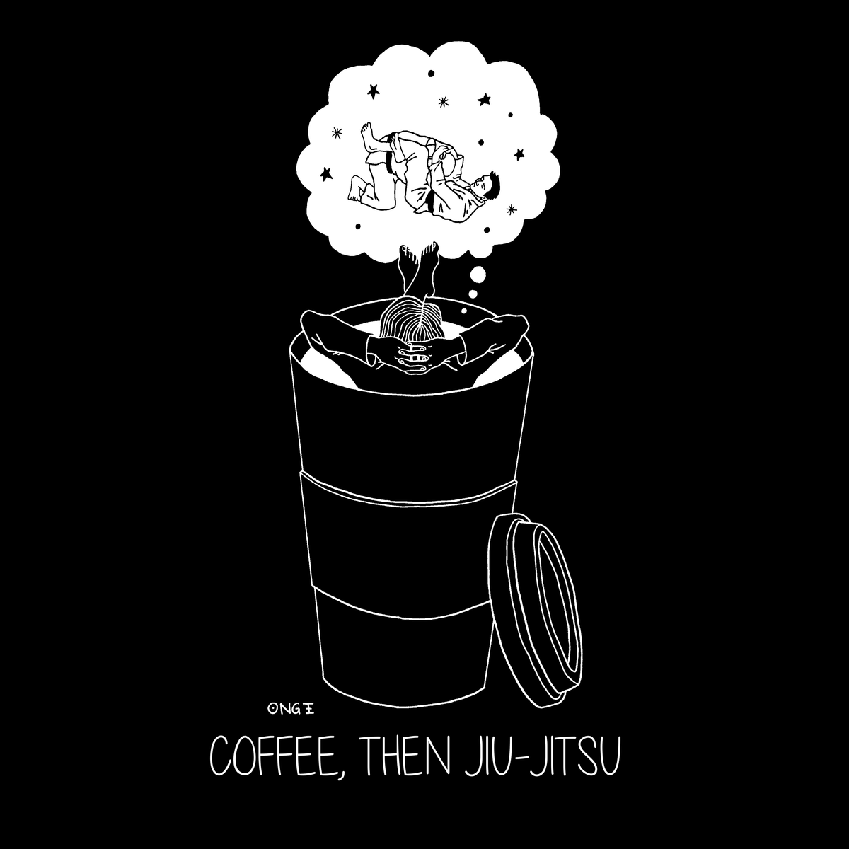 Coffee, then JiuJitsu ongy84designs
